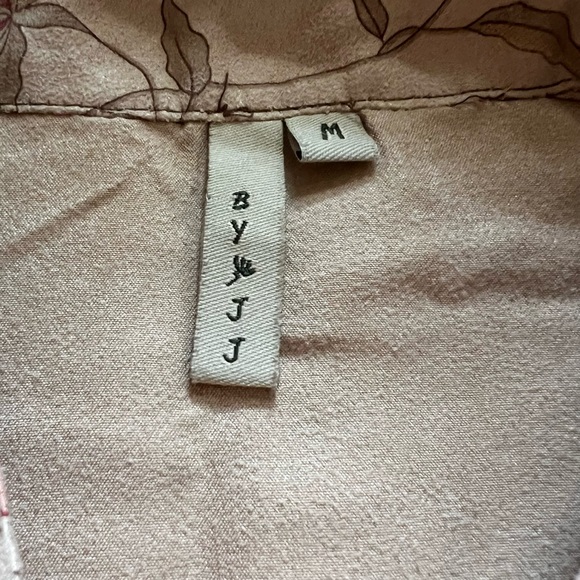 By JJ Floral Button Up Trendy Lightweight Jacket with Pockets Size M - Picture 10 of 11